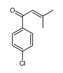 1-(4-chlorophenyl)-3-methylbut-2-en-1-one结构式