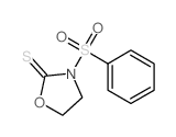 2-Oxazolidinethione,3-(phenylsulfonyl)- Structure