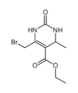 ETHYL 6-(BROMOMETHYL)-4-METHYL-2-OXO-1,2,3,4-TETRAHYDROPYRIMIDINE-5-CARBOXYLATE structure