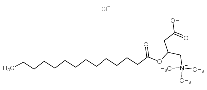 (±)-Myristoylcarnitine chloride Structure