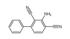 2-amino-4-phenylbenzene-1,3-dicarbonitrile结构式