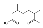 3,6-dimethyl-7-oxooctanoic acid结构式