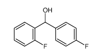(2-Fluorophenyl)(4-fluorophenyl)methanol Structure