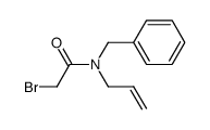N-benzyl-N-bromoacetyl-2-propenylamine Structure