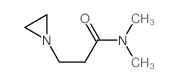 1-Aziridinepropanamide,N,N-dimethyl-结构式