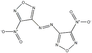 3,3'-Azobis[4-nitro-1,2,5-oxadiazole]结构式