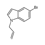 5-bromo-1-prop-2-enylindole Structure