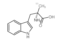 L-Tryptophan-alpha-methyl-11C结构式