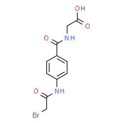 bromoacetyl-4-aminohippuric acid结构式