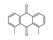 1,8-Dimethyl-9,10-anthrachinon Structure