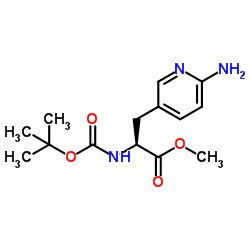 Methyl 3-(6-amino-3-pyridinyl)-N-{[(2-methyl-2-propanyl)oxy]carbonyl}-L-alaninate picture