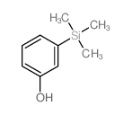 3-trimethylsilylphenol Structure