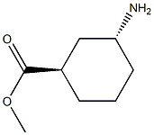 methyl (1R,3R)-3-aminocyclohexane-1-carboxylate Structure