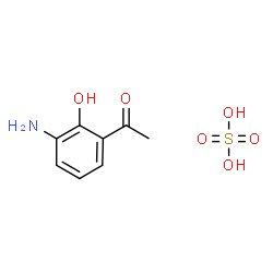 ETHANONE, 1-(3-AMINO-2-HYDROXYPHENYL)-, SULFATE SALT Structure