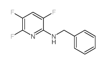 3,5,6-三氟-n-(苯基甲基)-2-吡啶胺结构式