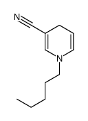 1,4-Dihydro-1-pentylpyridine-3-carbonitrile Structure