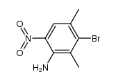 3-bromo-2,4-dimethyl-6-nitro-aniline Structure