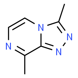 3,8-Dimethyl-1,2,4-triazolo[4,3-a]pyrazine结构式