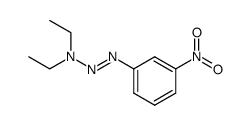 3,3-diethyl-1-(3-nitrophenyl)triaz-1-ene结构式