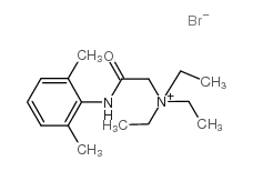 Lidocaine N-ethyl bromid Structure