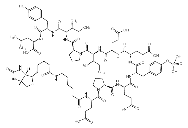 Biotinyl-ε-aminocaproyl-Glu-Pro-Gln-Tyr(PO3H2)-Glu-Glu-Ile-Pro-Ile-Tyr-Leu-OH picture