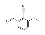 2-formyl-6-methoxybenzonitrile Structure