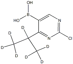 2-Chloro-4-(iso-propyl-d7)-pyrimidine-5-boronic acid图片