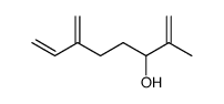 3-hydroxy-2-methyl-6-methylene-1,7-octadiene结构式