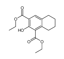 diethyl 2-hydroxy-5,6,7,8-tetrahydronaphthalene-1,3-dicarboxylate结构式