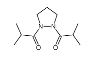 2-methyl-1-[2-(2-methylpropanoyl)pyrazolidin-1-yl]propan-1-one结构式