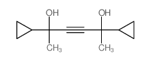 3-Hexyne-2,5-diol,2,5-dicyclopropyl- structure