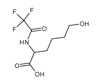 6-hydroxy-2-(2,2,2-trifluoroacetamido)hexanoic acid Structure