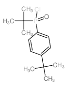 Phosphinic chloride,(1,1-dimethylethyl)[4-(1,1-dimethylethyl)phenyl]- (9CI)结构式