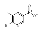2-Bromo-3-iodo-5-nitropyridine Structure