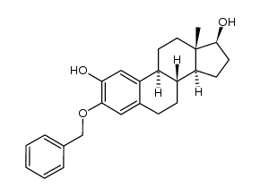 3-benzyloxyestra-1,3,5(10)-triene-2,17β-diol结构式