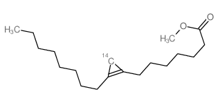 methyl 7-(2-octylcyclopropen-1-yl)heptanoate Structure