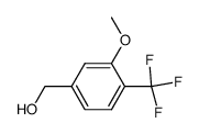 3-Methoxy-4-(Trifluoromethyl)Benzyl Alcohol结构式