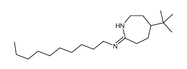 4-tert-butyl-N-decyl-3,4,5,6-tetrahydro-2H-azepin-7-amine Structure