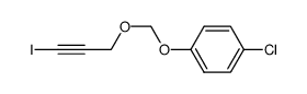 1-chloro-4-[[(3-iodo-2-propynyl)oxy]methoxy]benzene structure