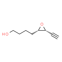 Oxiranebutanol, 3-ethynyl-, (2R,3S)-rel- (9CI) structure