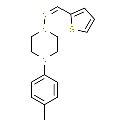 4-(4-methylphenyl)-N-[(Z)-thiophen-2-ylmethylidene]piperazin-1-amine picture