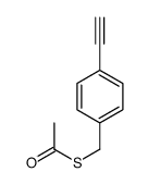 S-[(4-ethynylphenyl)methyl] ethanethioate Structure