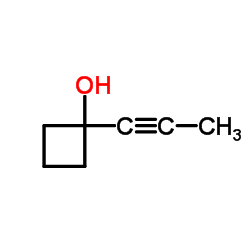 1-(1-Propyn-1-yl)cyclobutanol Structure