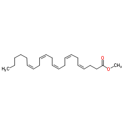 docosa-4c,7c,10c,13c,16c-pentaenoic acid methyl ester结构式