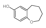 2,3,4,5-Tetrahydro-1-benzoxepin-7-ol结构式