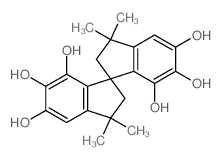 1,1-Spirobi(1H-indene)-5,5,6,6,7,7-hexol, 2,2,3,3-tetrahydro-3,3,3,3-tetramethyl- Structure