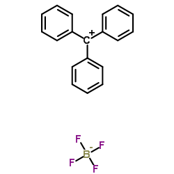 Triphenylmethylium tetrafluoroborate structure