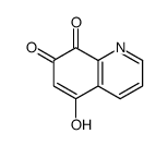 5-hydroxyquinoline-7,8-dione结构式