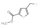 Methyl 4-(chloromethyl)thiophene-2-carboxylate structure