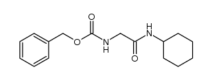 cyclohexyl carbamoylmethyl carbamic acid benzyl ester Structure